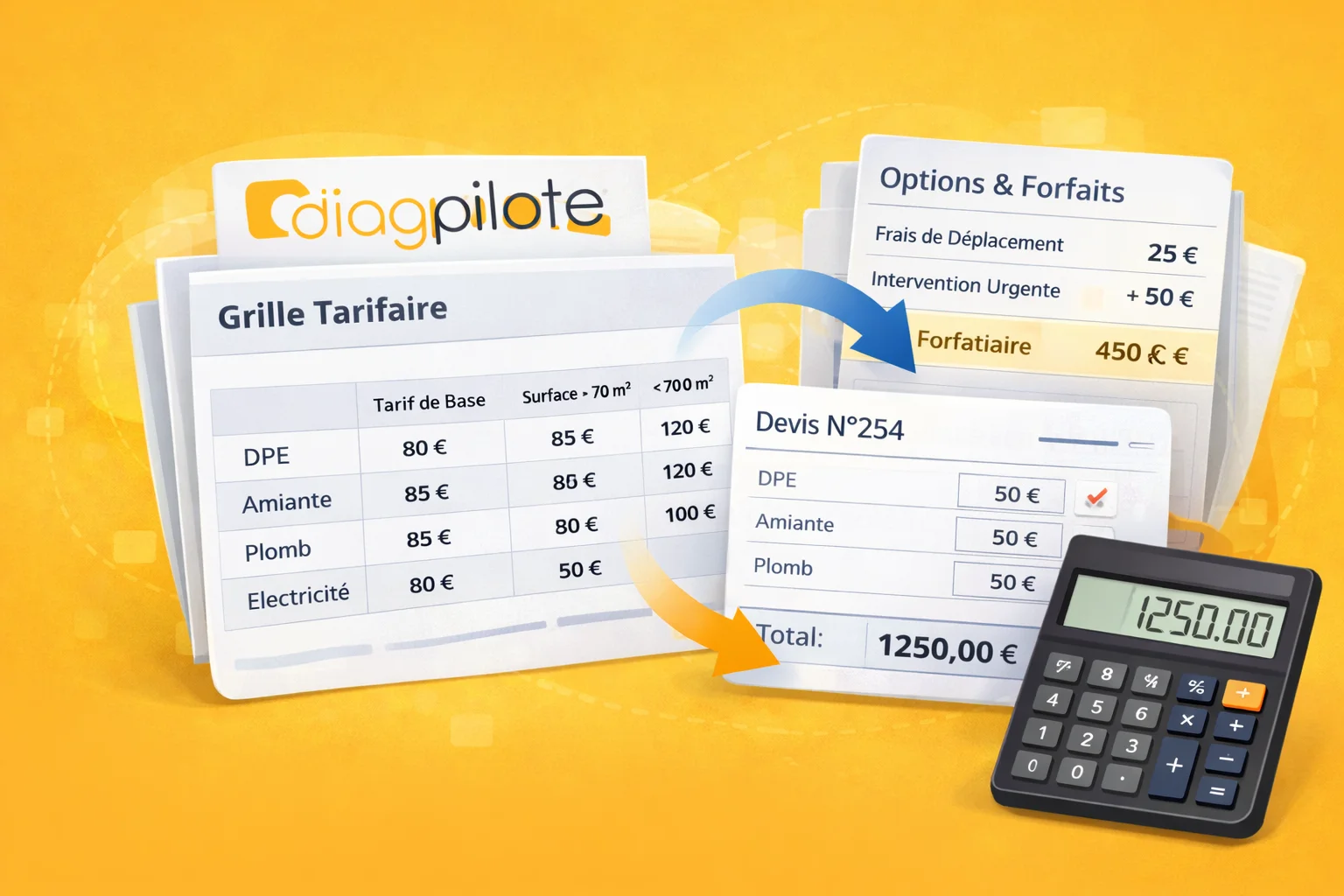 Tuto Comment modifier sa grille tarifaire - Diag Pilote